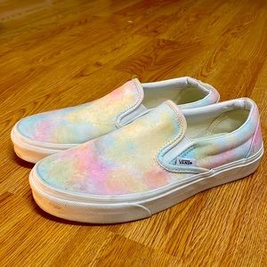 Vans Asher Tie Dye Slip-On Shoes
